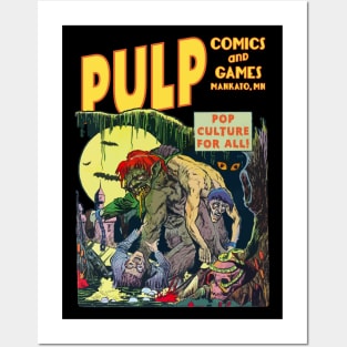 Pulp Swamp Monster Posters and Art